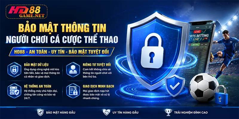 Bảo Mật Thông Tin Người Chơi Cá Cược Thể Thao HD88