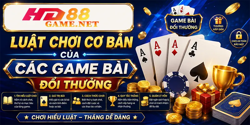 Luật Chơi Cơ Bản Của Các Game Bài Đổi Thưởng
