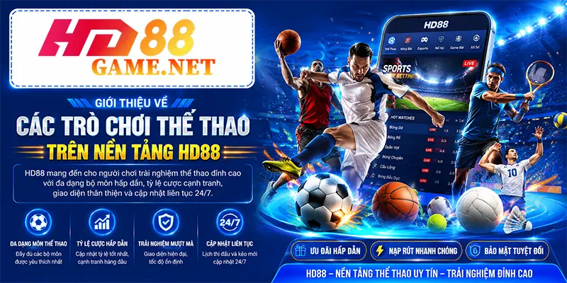 Các trò chơi thể thao trên nền tảng HD88